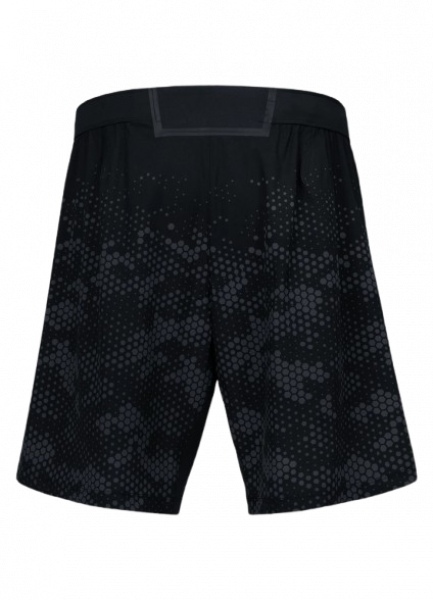 PitBull Trainings-Grappling-Shorts HEX CAMO HILLTOP black